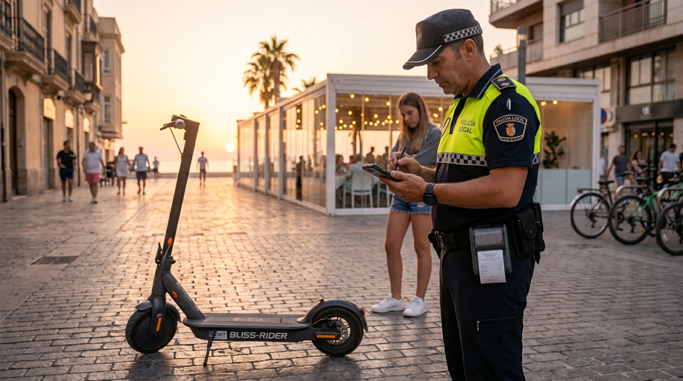 Multa por circular sin seguro de patinete eléctrico 2026
